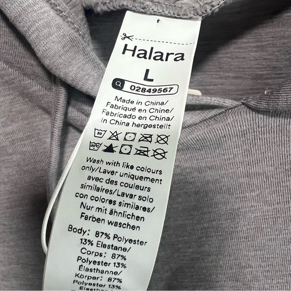 Halara Hooded Drawstring Sleeveless Cropped Running Tank Top, New with Tags - Picture 5 of 5